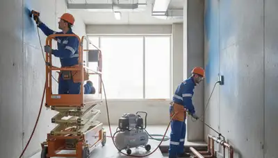 Leak detection technician inspecting hidden pipe leaks in Los Angeles, CA