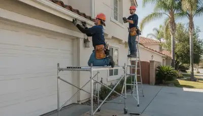 Plumber repairing a pipe in Los Angeles, CA for reliable plumbing repair service