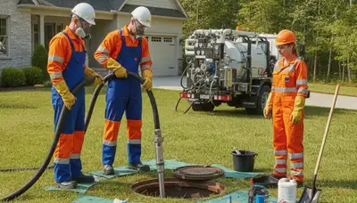 Septic tank cleaning service for Los Angeles, CA homes by On Call Plumbers