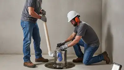 Sump pump installation in Los Angeles, CA by professional plumbers for home flood protection