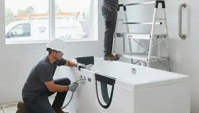 Walk-in tub installation for Los Angeles, CA homes by On Call Plumbers